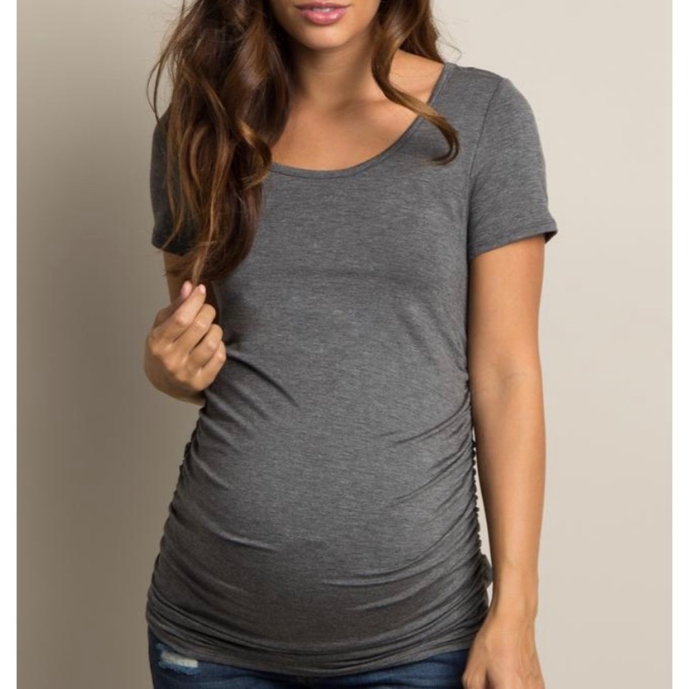 Maternity rouched shirt